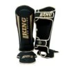 King Pro Boxing Shin Guards Revo 6 - Black/gold -Boxing Shop 10 3 12