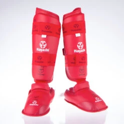 Karate Kickprotector - Instep And Shin WKF - Red, 343-4N -Boxing Shop 116148a067d9424af079de94aac1be21