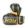 Fighter Boxing Gloves Basic Stripe - Black/gold 1 Fighter Boxing Gloves Basic Stripe - Black/gold -Boxing Shop 1376APU BG01