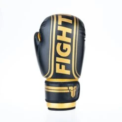 Fighter Boxing Gloves Basic Stripe - Black/gold -Boxing Shop 1376APU BG05