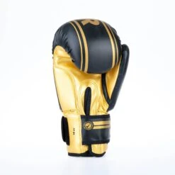Fighter Boxing Gloves Basic Stripe - Black/gold -Boxing Shop 1376APU BG08