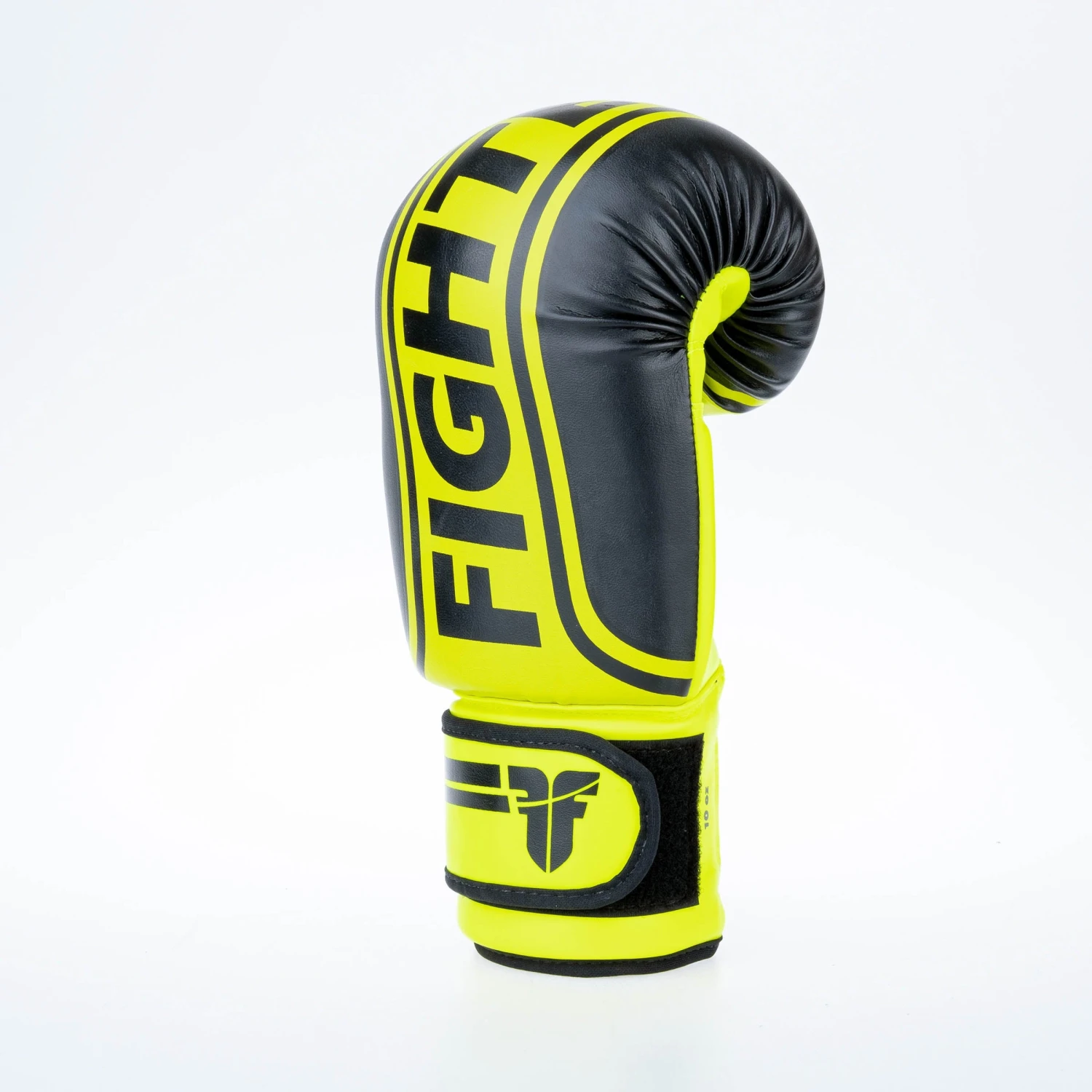 Fighter Boxing Gloves Basic Stripe - Neon Yellow/black 8 Fighter Boxing Gloves Basic Stripe - Neon Yellow/black - Image 6