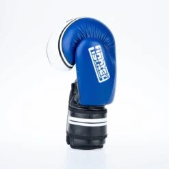 Fighter Boxing Gloves Basic Stripe - Blue -Boxing Shop 1376APU BW03