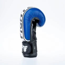 Fighter Boxing Gloves Basic Stripe - Blue -Boxing Shop 1376APU BW06
