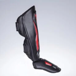 Fighter Shinguards Thai Ergo - Black/red, FSG-004BR -Boxing Shop 141430488cf764fa5f20754464066e16