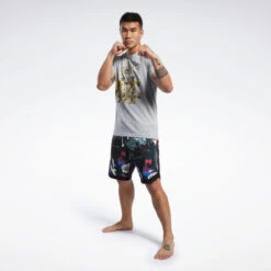 Reebok Combat Conor McGregor Tee - Grey, FM1493 14 Reebok Combat Conor McGregor Tee - Grey, FM1493 -Boxing Shop 22957933e53350f73bc97233b0784e3b