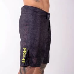 Fighter MMA Shorts - Life Is A Fight - Gray, FSHM-12 -Boxing Shop 27b0f0d3018ff0c6da510442d37dea64