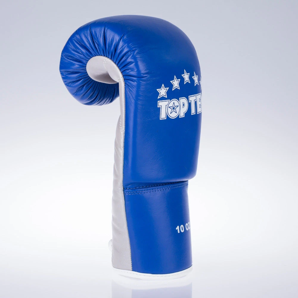 Top Ten Pro Boxing Gloves - Blue/silver, 20182-6110 6 Top Ten Pro Boxing Gloves - Blue/silver, 20182-6110 - Image 4