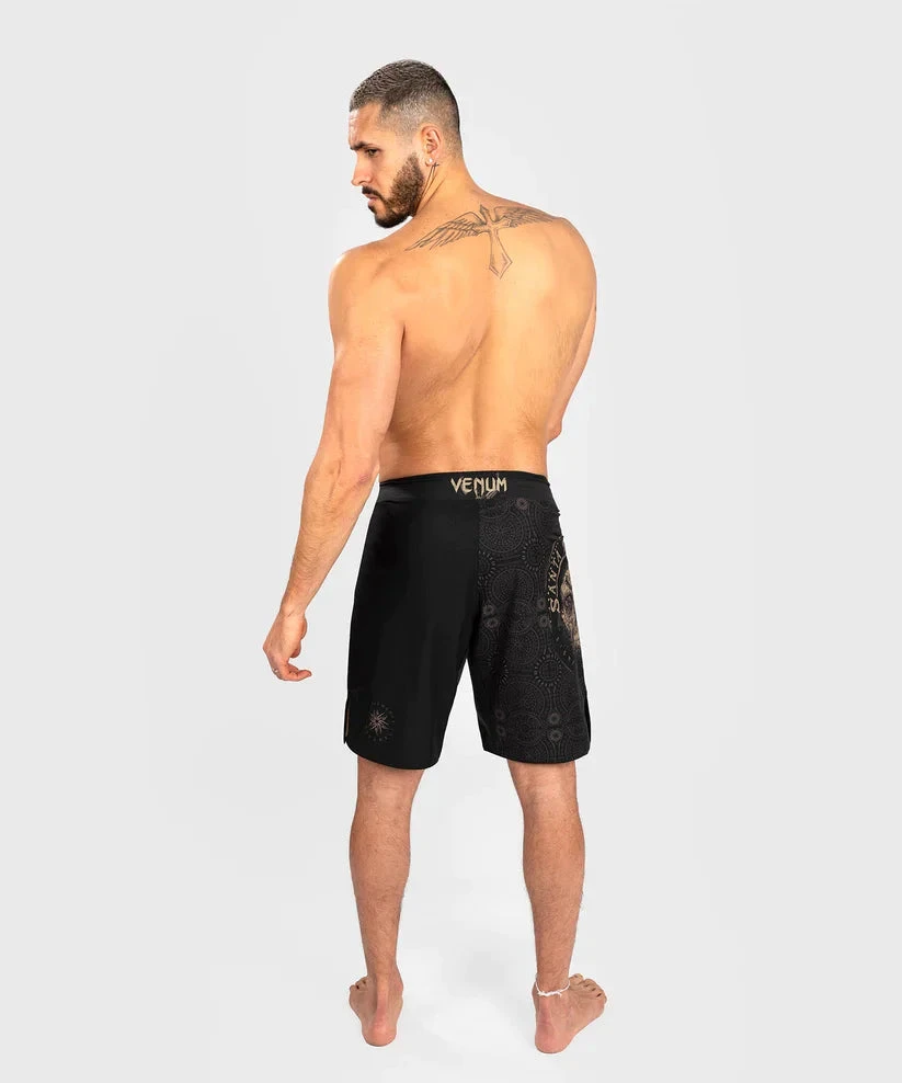 Venum Santa Muerte Dark MMA Shorts - Black/brown 4 Venum Santa Muerte Dark MMA Shorts - Black/brown - Image 2
