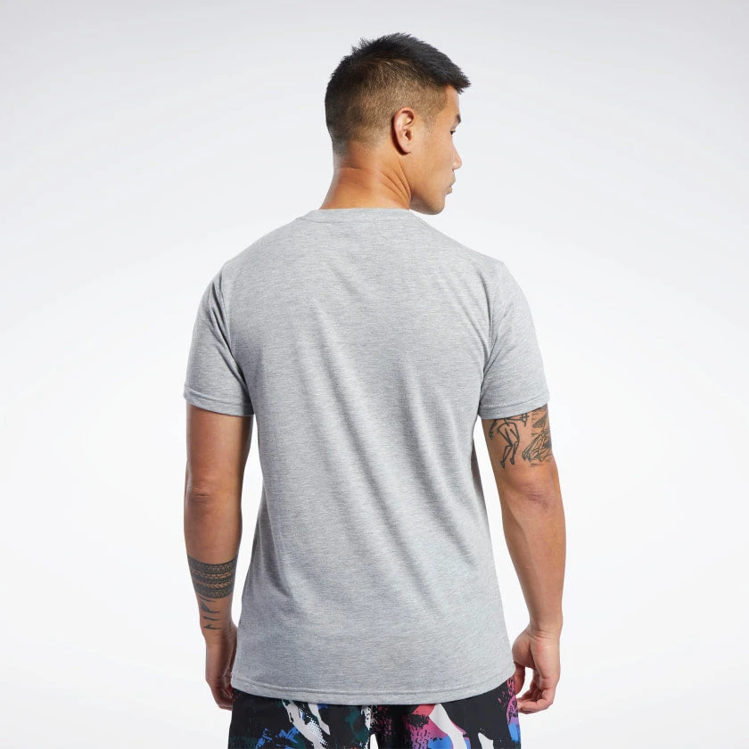 Reebok Combat Conor McGregor Tee - Grey, FM1493 9 Reebok Combat Conor McGregor Tee - Grey, FM1493 - Image 7