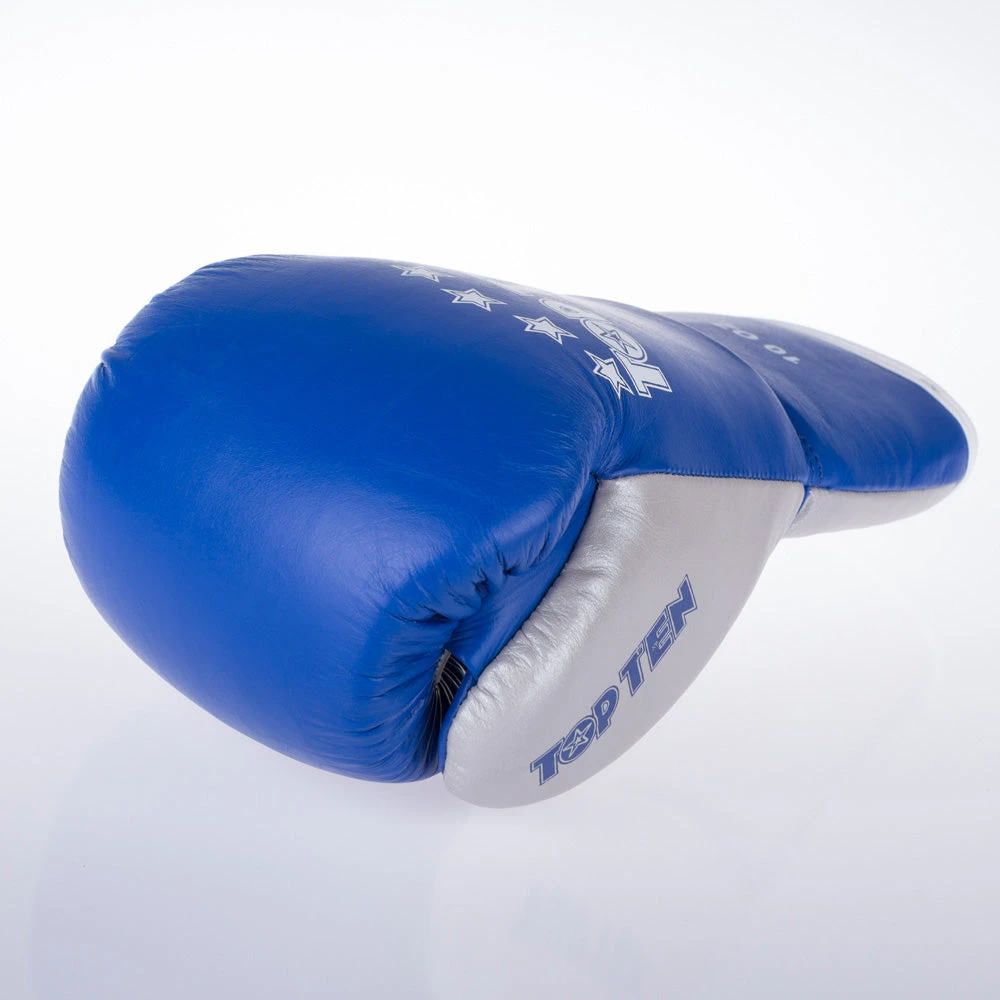 Top Ten Pro Boxing Gloves - Blue/silver, 20182-6110 5 Top Ten Pro Boxing Gloves - Blue/silver, 20182-6110 - Image 3