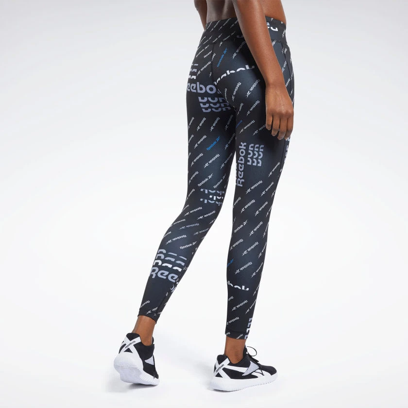 Reebok Workout Ready Allover Print Tights, FK6865 5 Reebok Workout Ready Allover Print Tights, FK6865 - Image 3