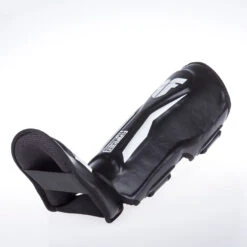 Fighter Shinguards Thai Ergo - Black/white, FSG-004BW -Boxing Shop 44bc998f452b0d4dc18e8e17ba5fa5ab