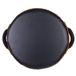 Fighter Round Shield - Black/orange, FKSH-08 -Boxing Shop 57025da82c37612f2d27dcefec3eb369