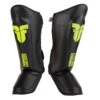 Fighter Shinguards Thai Classic - Black/neon Yellow, JE1573BNY -Boxing Shop 6225