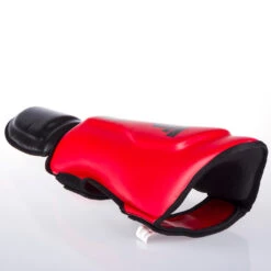Fighter Shinguards Thai Classic - Red/black, JE1573RB -Boxing Shop 6583fc7c6492b028ce585582cd303fb5