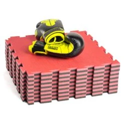 Tatami Mini Set Of 8 Pieces - Red/black, FTTM-50 -Boxing Shop 6 2949cfc7 8218 42e7 80f3 3df604151c4d