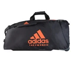 Adidas TKD TROLLEY Bag - Black/orange, ADIACC057CS-ORANGE