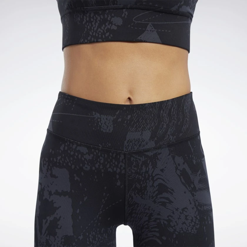 Reebok Combat Jacquard Lux Tights, FK2429 4 Reebok Combat Jacquard Lux Tights, FK2429 - Image 2