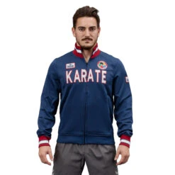 Daedo Slim Jacket Karate - Blue/white, CH2220