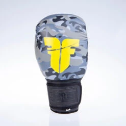Fighter Boxing Gloves SIAM - Grey Camo, FBG-003C -Boxing Shop 913ecf1dfe8202a50eb883ad530c40b7