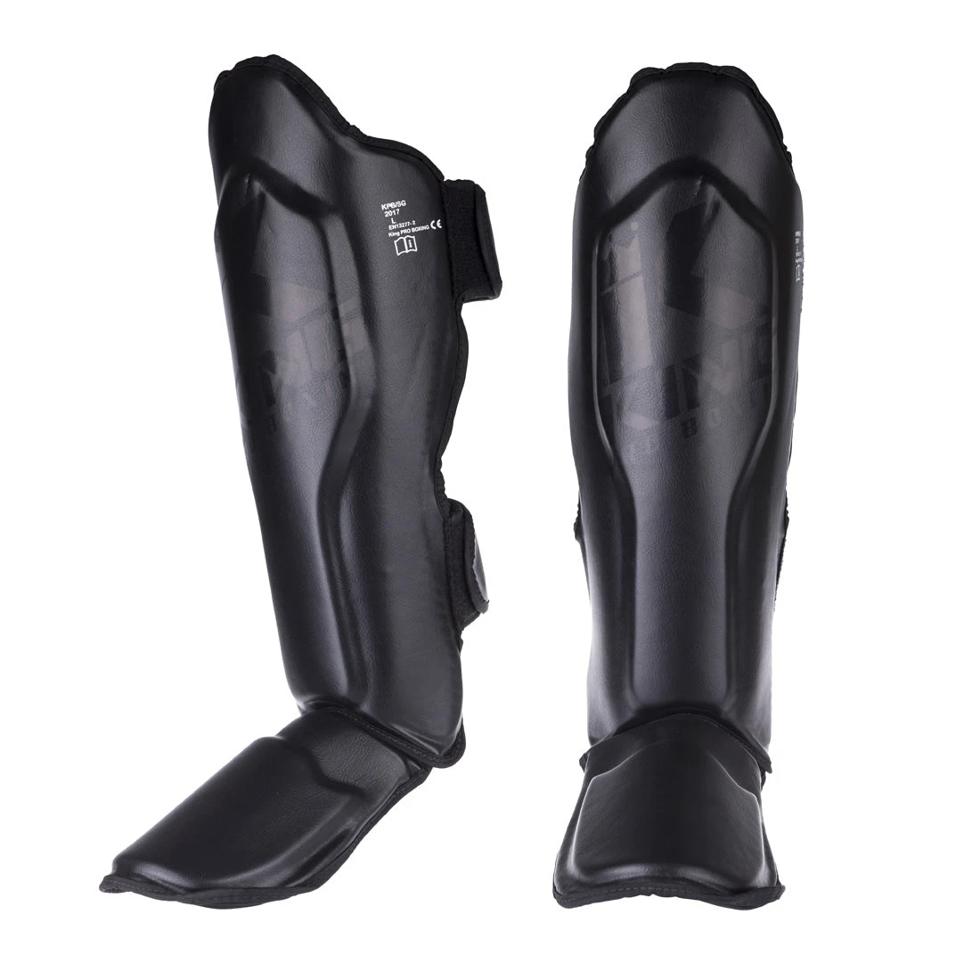 King Pro Boxing Shin Guards - Black/black, KPB-SGBB1 3 King Pro Boxing Shin Guards - Black/black, KPB-SGBB1