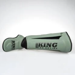 King Pro Boxing Shinguards Revo 5 - Khaki -Boxing Shop DSCF3993