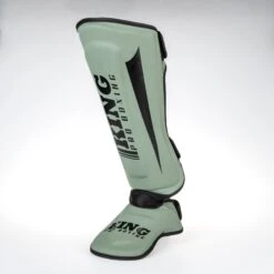 King Pro Boxing Shinguards Revo 5 - Khaki -Boxing Shop DSCF3996