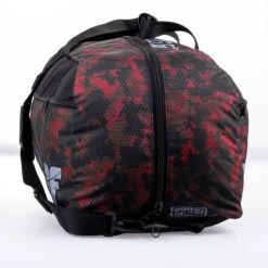 Fighter Sports Bag/Backpack - Red Honeycomb -Boxing Shop DSCF6537 r3