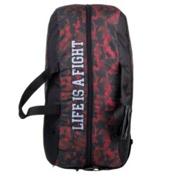 Fighter Sports Bag/Backpack - Red Honeycomb -Boxing Shop DSCF6537 r5
