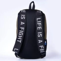 Fighter Backpack Military Line - Green, FBM-GRN -Boxing Shop DSCF7372copy