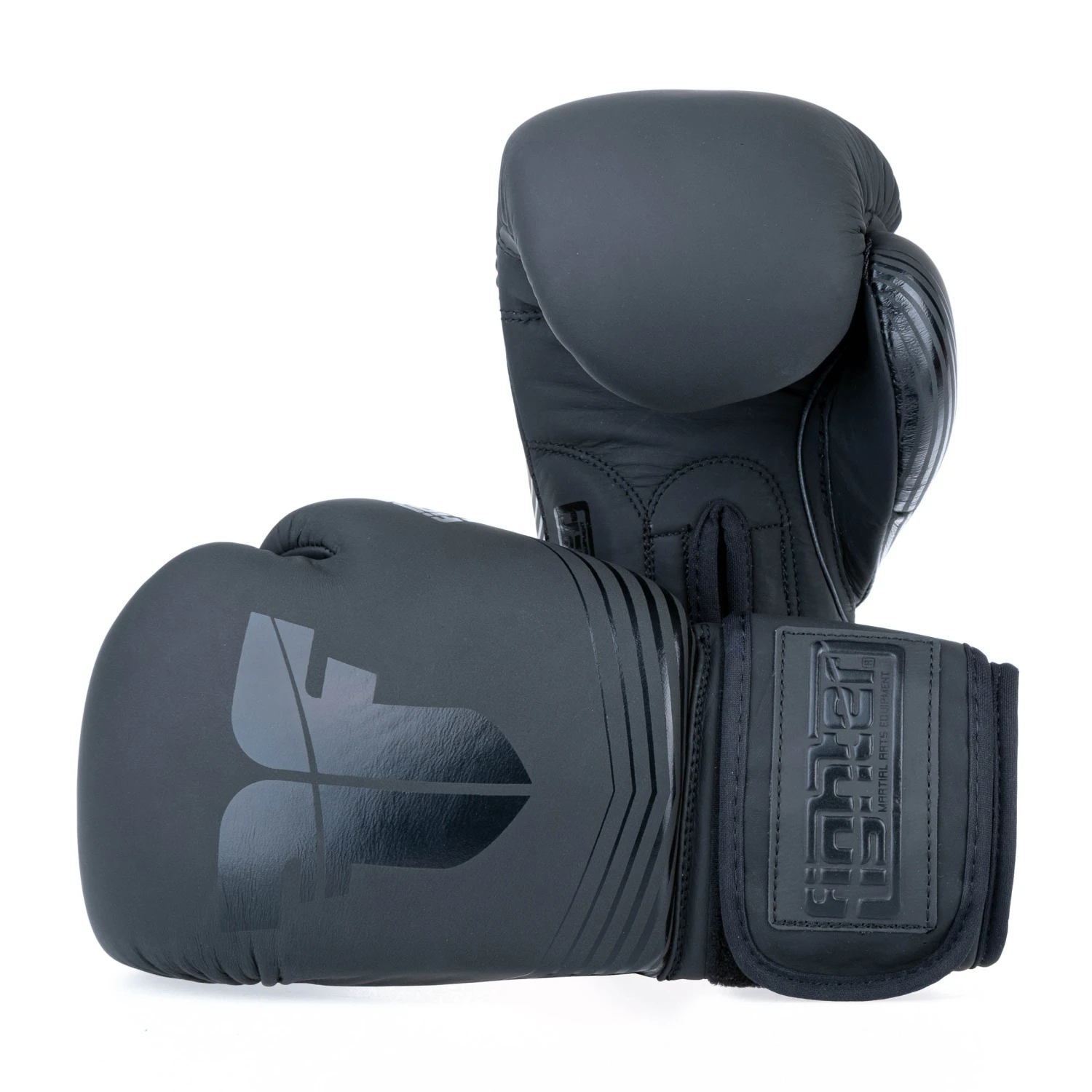 Fighter Boxing Gloves SPLIT Stripes - Black 3 Fighter Boxing Gloves SPLIT Stripes - Black