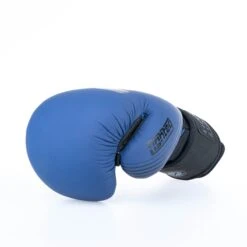 Fighter Boxing Gloves SPLIT Stripes - Blue/black -Boxing Shop FBG 001 SBL08