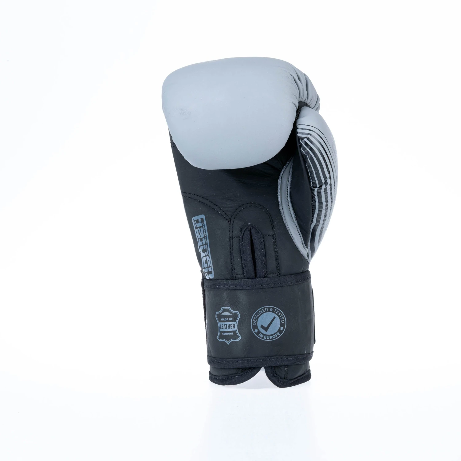 Fighter Boxing Gloves SPLIT Stripes - Gray/black 4 Fighter Boxing Gloves SPLIT Stripes - Gray/black - Image 2
