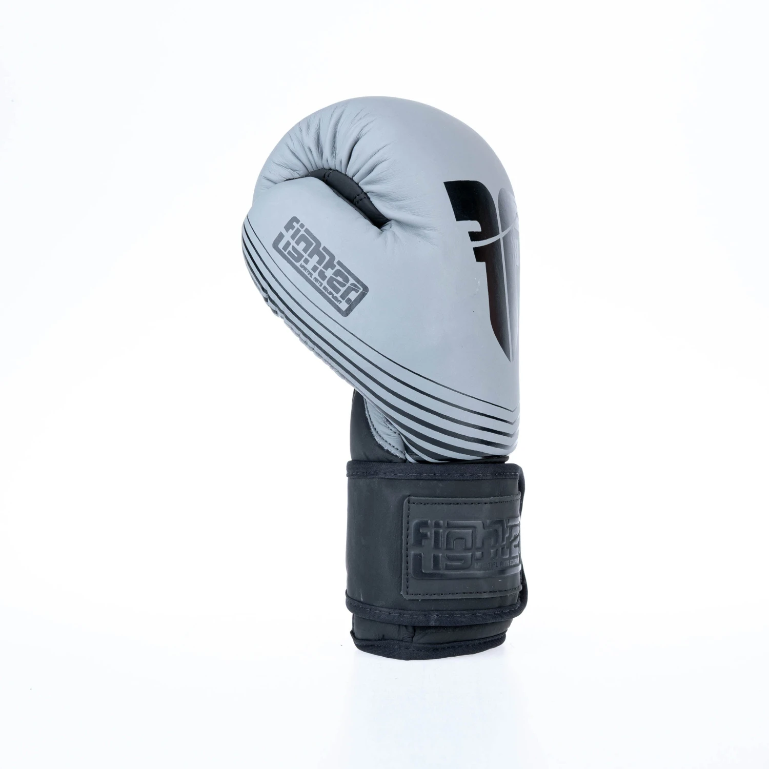 Fighter Boxing Gloves SPLIT Stripes - Gray/black 6 Fighter Boxing Gloves SPLIT Stripes - Gray/black - Image 4