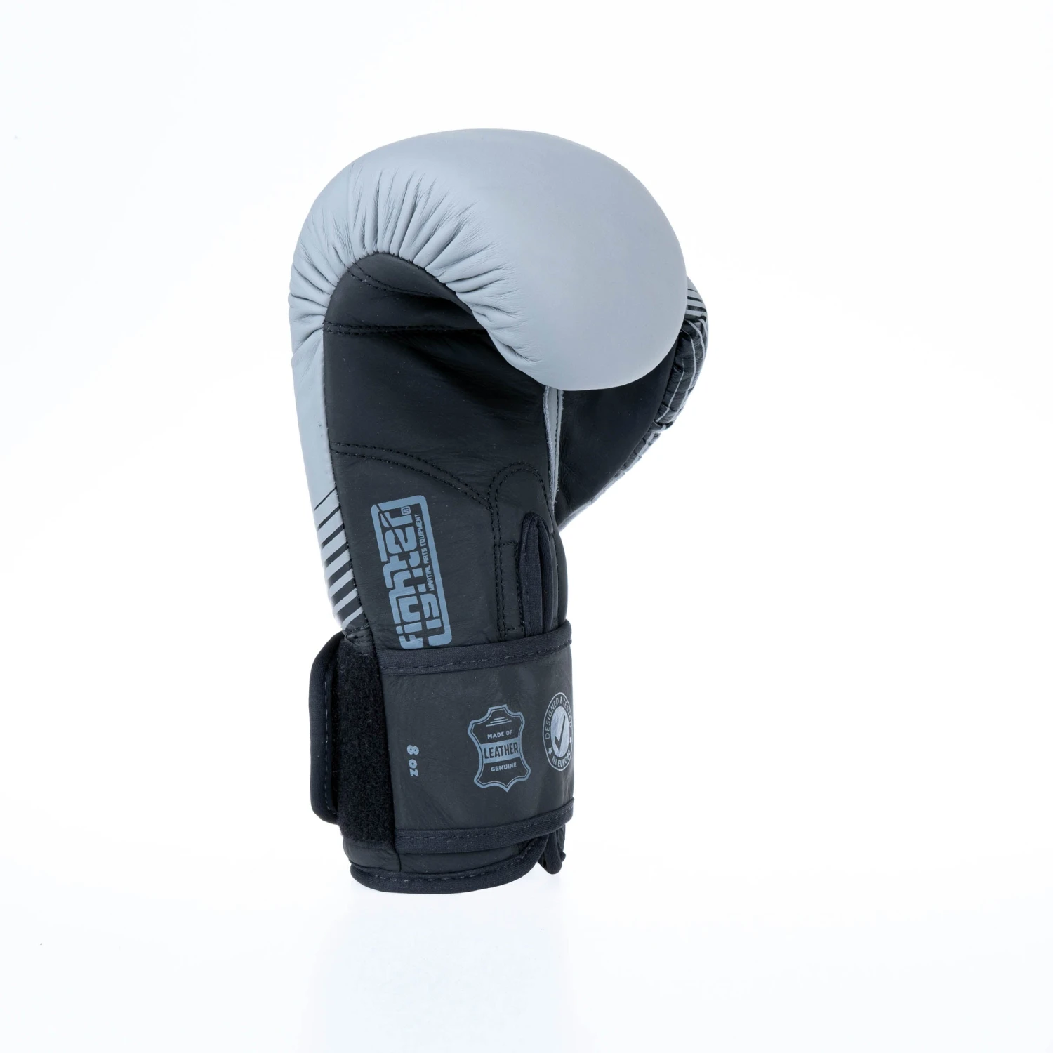 Fighter Boxing Gloves SPLIT Stripes - Gray/black 9 Fighter Boxing Gloves SPLIT Stripes - Gray/black - Image 7