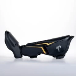 King Pro Boxing Shin Guards THOR - Black/gold -Boxing Shop KPBSGL THOR BK04