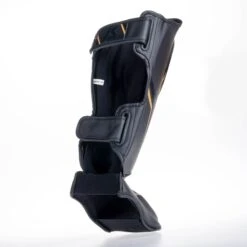 King Pro Boxing Shin Guards THOR - Black/gold -Boxing Shop KPBSGL THOR BK05