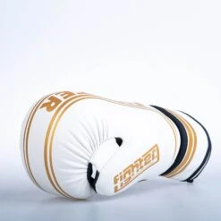 Fighter Open Gloves Stripe - SGP Edition - White/gold -Boxing Shop OHFS 04 08 64bd6a8c e77a 4c75 b833 bbe723dffc1a