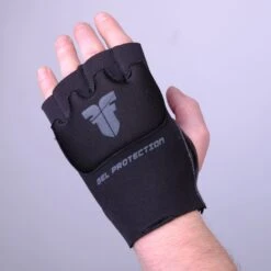 Fighter Strap Gel Hand-Wraps - Black, FGW-001BB -Boxing Shop aa4a465516507a0aa930fb05bdd1000b