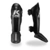King Pro Boxing Shin Guards - Black/white -Boxing Shop booster 8 edit 1