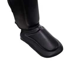 King Pro Boxing Shin Guards - Black/white -Boxing Shop booter6452