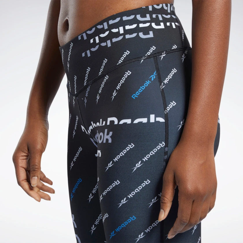 Reebok Workout Ready Allover Print Tights, FK6865 4 Reebok Workout Ready Allover Print Tights, FK6865 - Image 2
