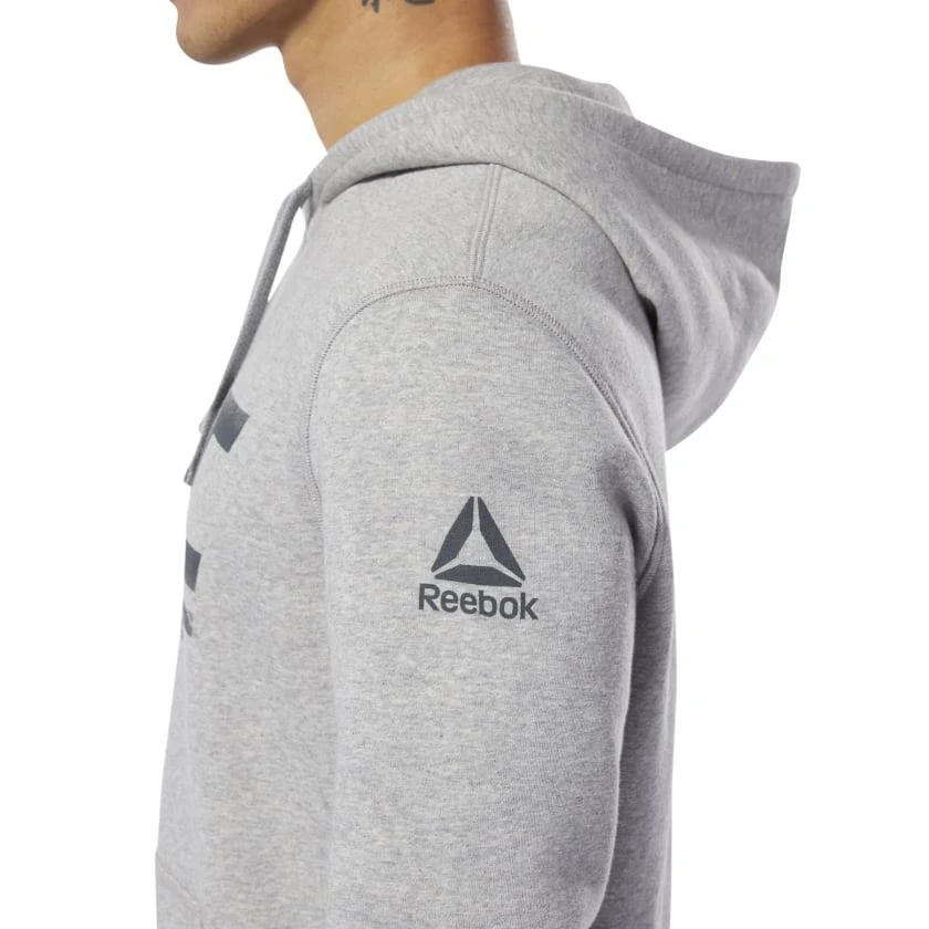 Reebok UFC Fan Hood - Grey, DU4577 7 Reebok UFC Fan Hood - Grey, DU4577 - Image 5
