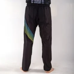 Fighter Pants - FIGHT - Black/rainbow, FF-P004B -Boxing Shop daff217695054cd29c7d43d149fda74d