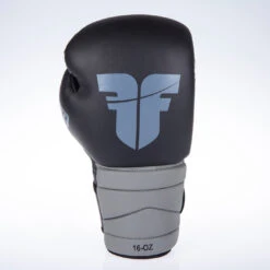 Fighter Boxing Gloves Sparring - Black/gray, FBG-002-BG -Boxing Shop dca6d519ff7d4c2832b50be1336d521a