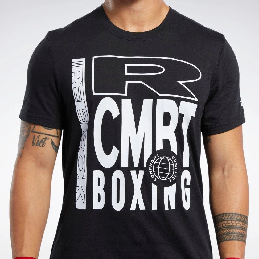 Reebok Combat Boxing Tee - Black, FJ5333 4 Reebok Combat Boxing Tee - Black, FJ5333 - Image 2