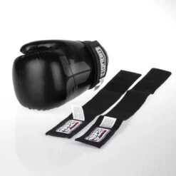 Fighter Open Gloves Strap - Black, FOG-001B -Boxing Shop f66325c19c869d9de1904bb37adaaa8f