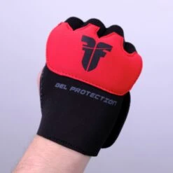 Fighter Strap Gel Hand-Wraps - Black/red, FGW-001BR -Boxing Shop faa1731d1e82cf8c11f6dda2ad69bb03
