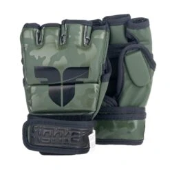 Fighter MMA Gloves Competition - Khaki Camo, FMG-002CKH